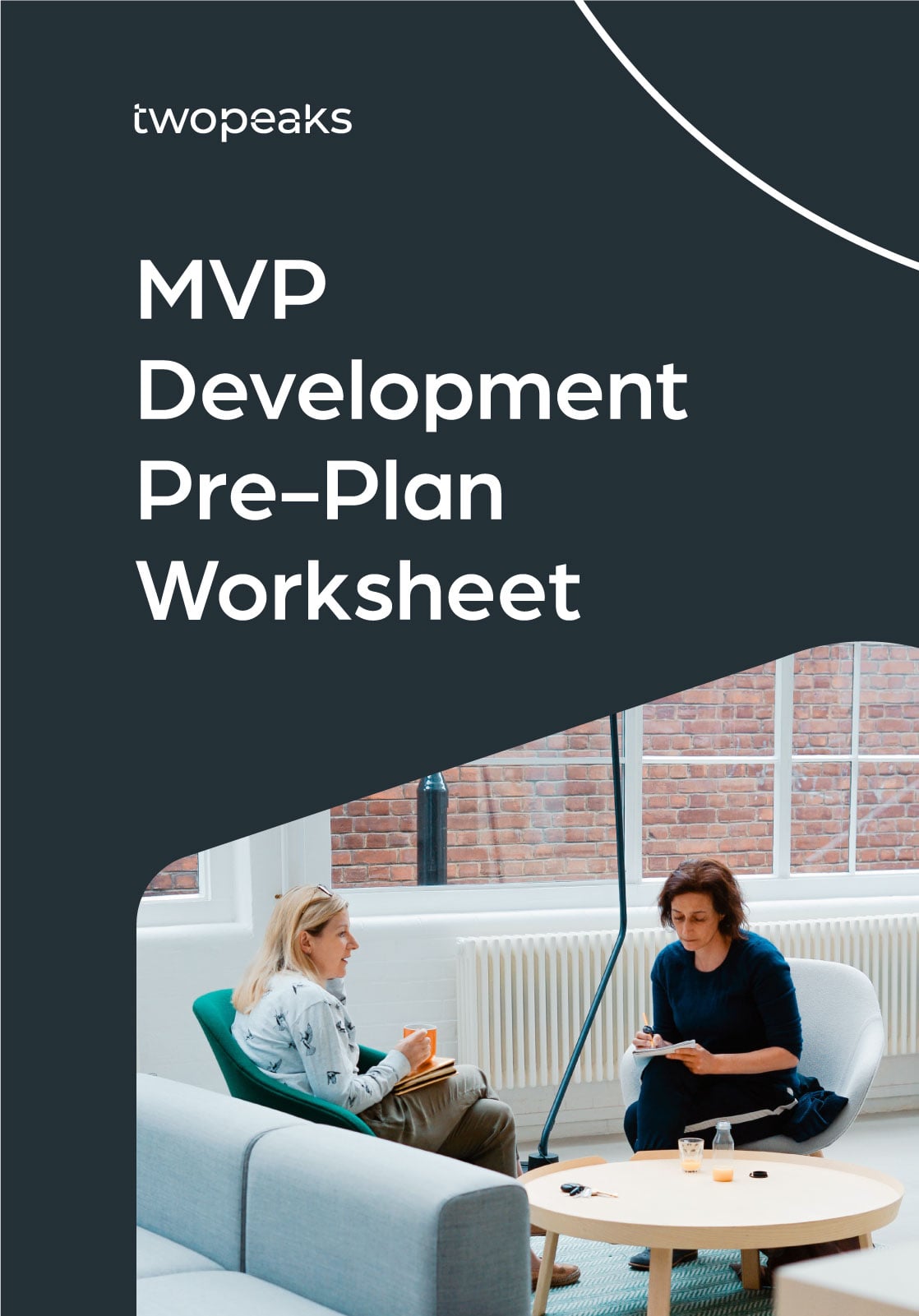 MVP Development Pre-Plan Worksheet in dark color